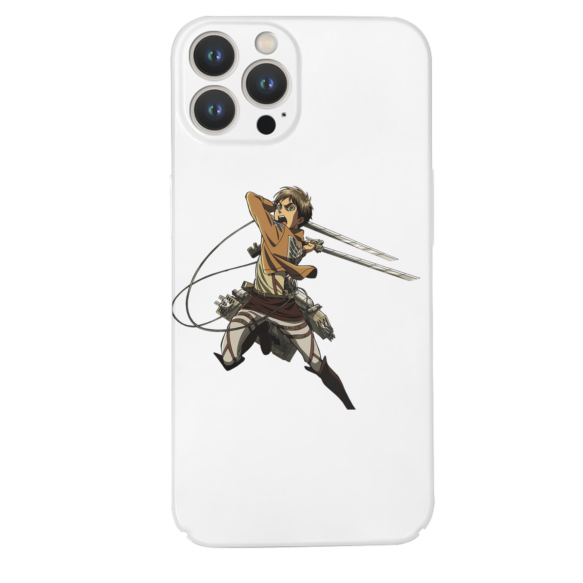 （画像用） 進撃の巨人 エレン･イェーガー Attack on Titan Eren Jäger 【iPhone 14シリーズ対応】ハードケース